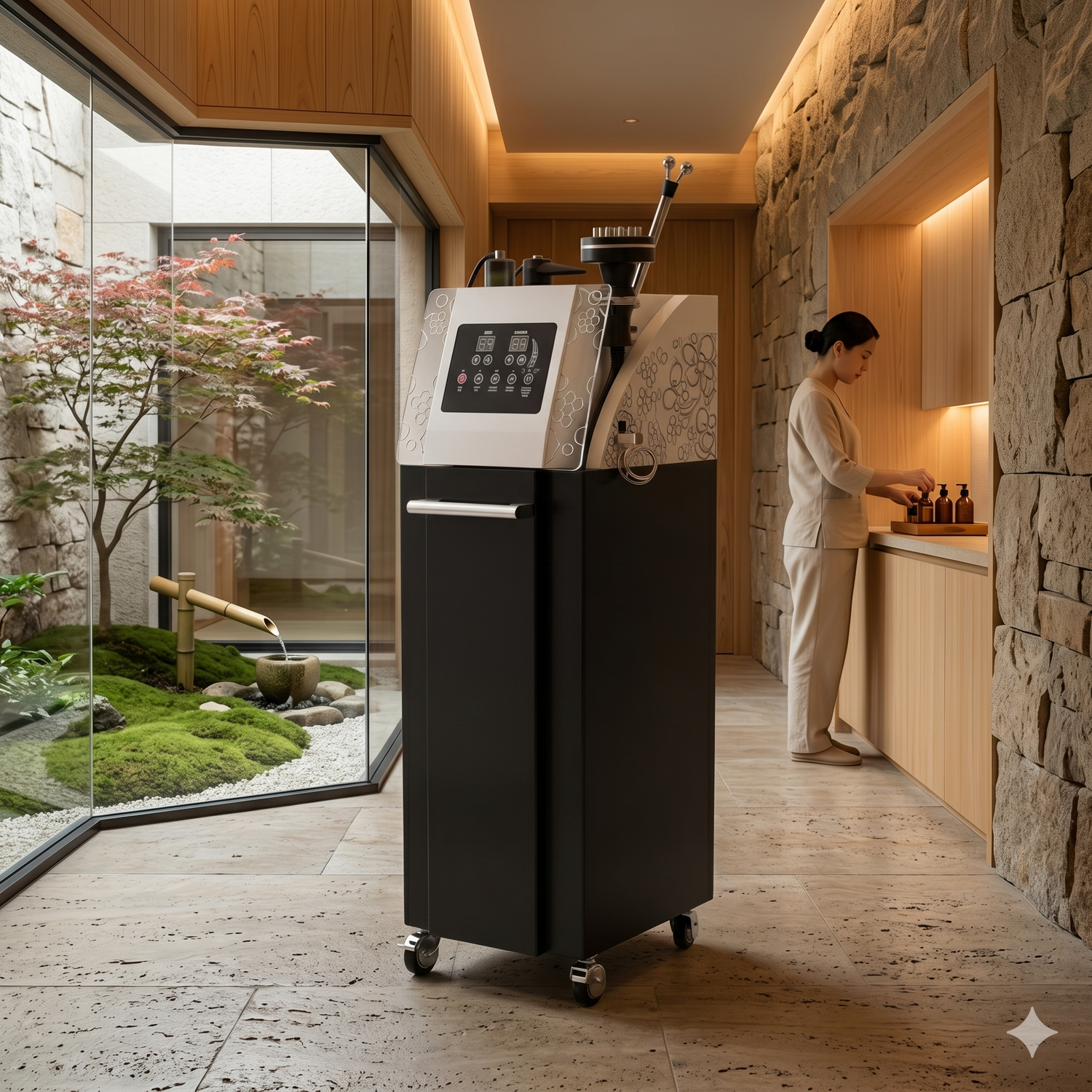 Station HairRegen Pro et stratégie pour vendre des cures récurrentes en salon