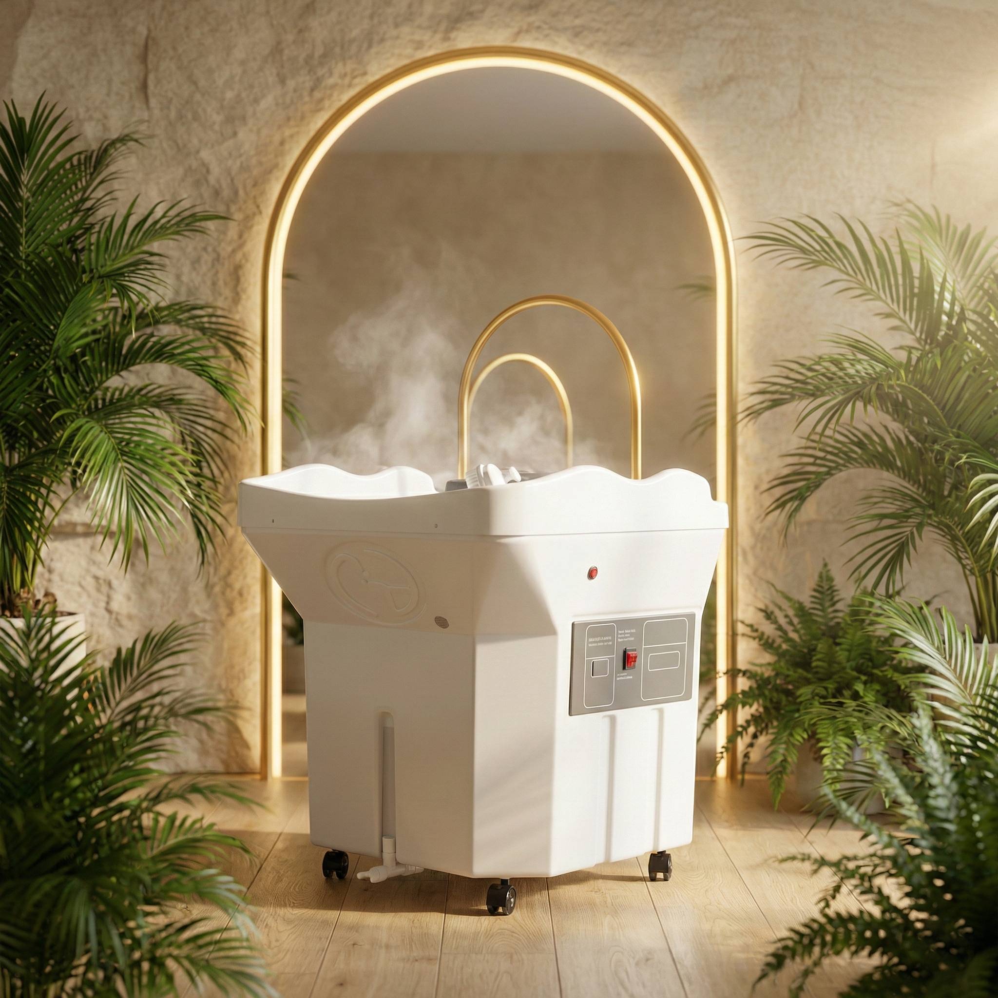 Zenbac Head Spa Basin — Self-Contained, No Plumbing – My Headspa