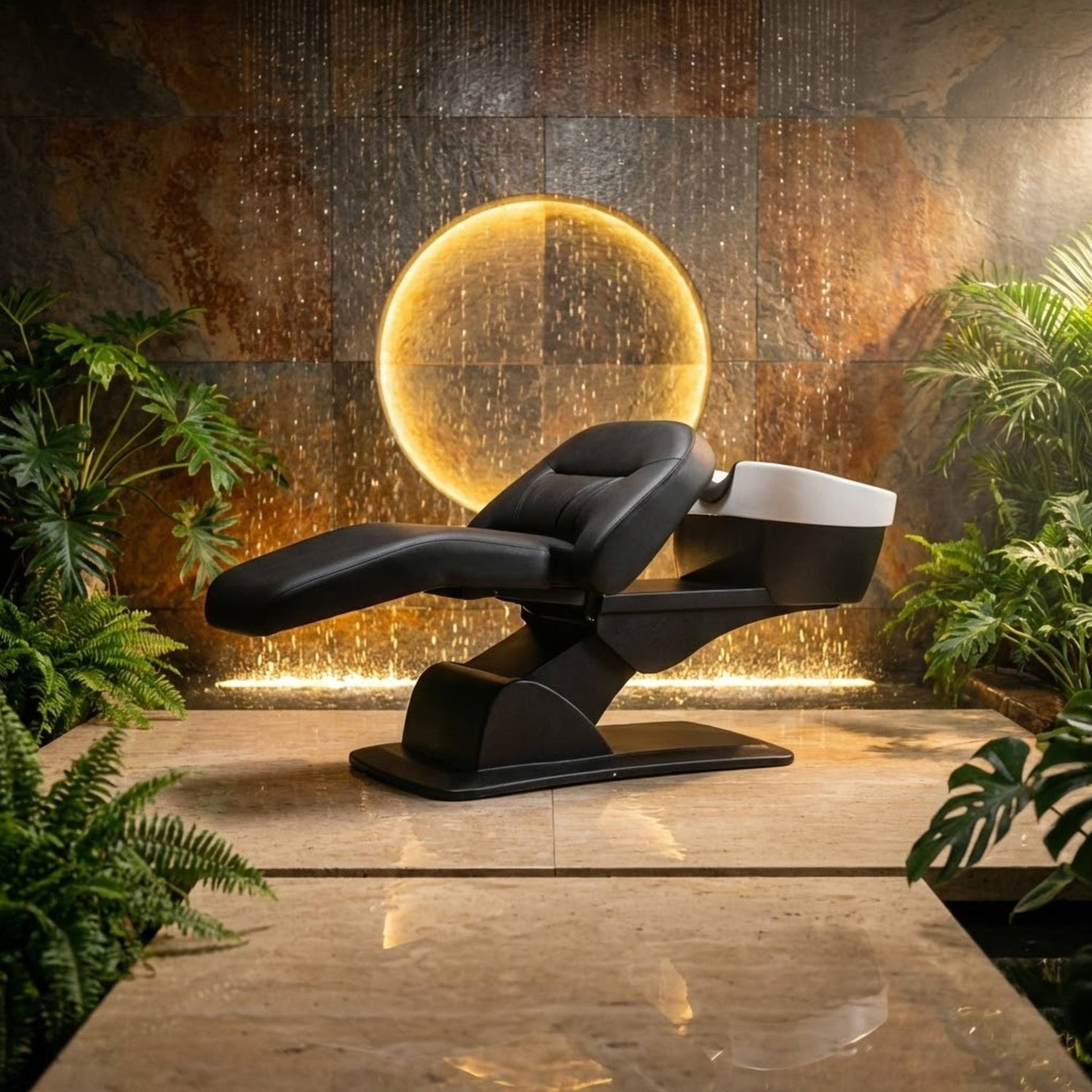Electric Head Spa Chair K-RITUAL with Professional Wash Basin