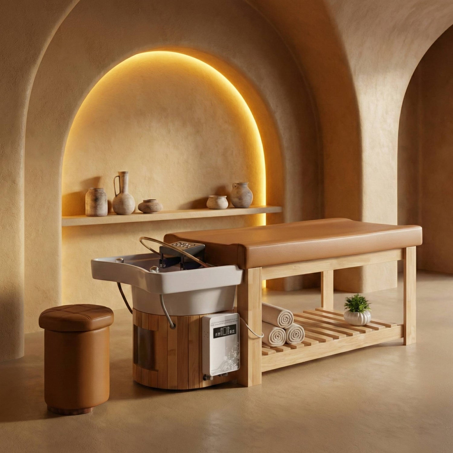 Headspa Bed Asahi Wood Harmony