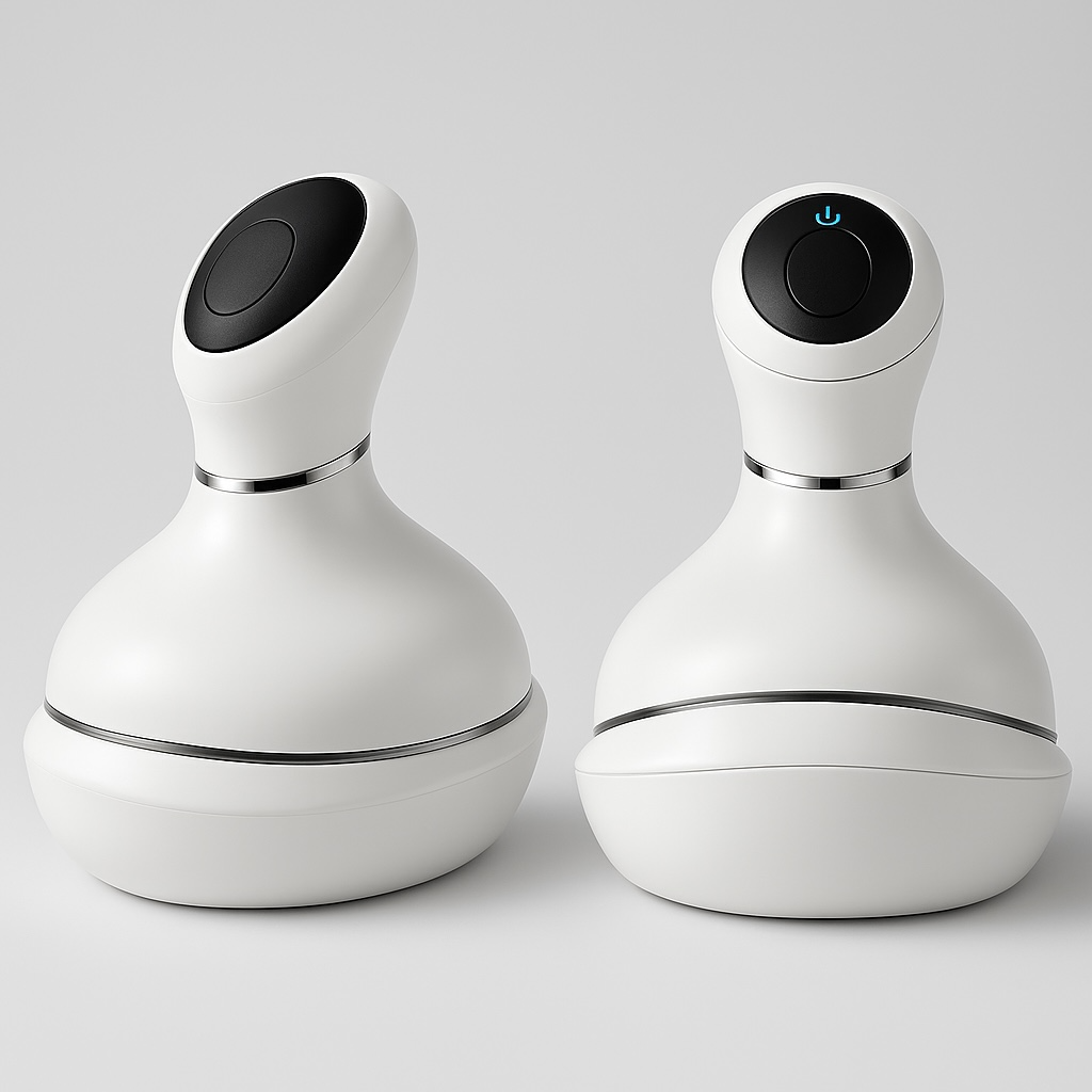 Masajeador de cuero cabelludo con cabezal giratorio RelaxTech