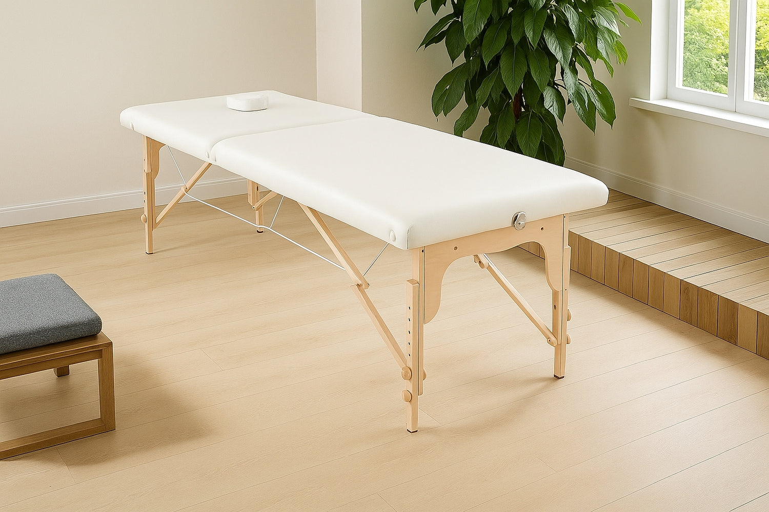 Table massage blanche