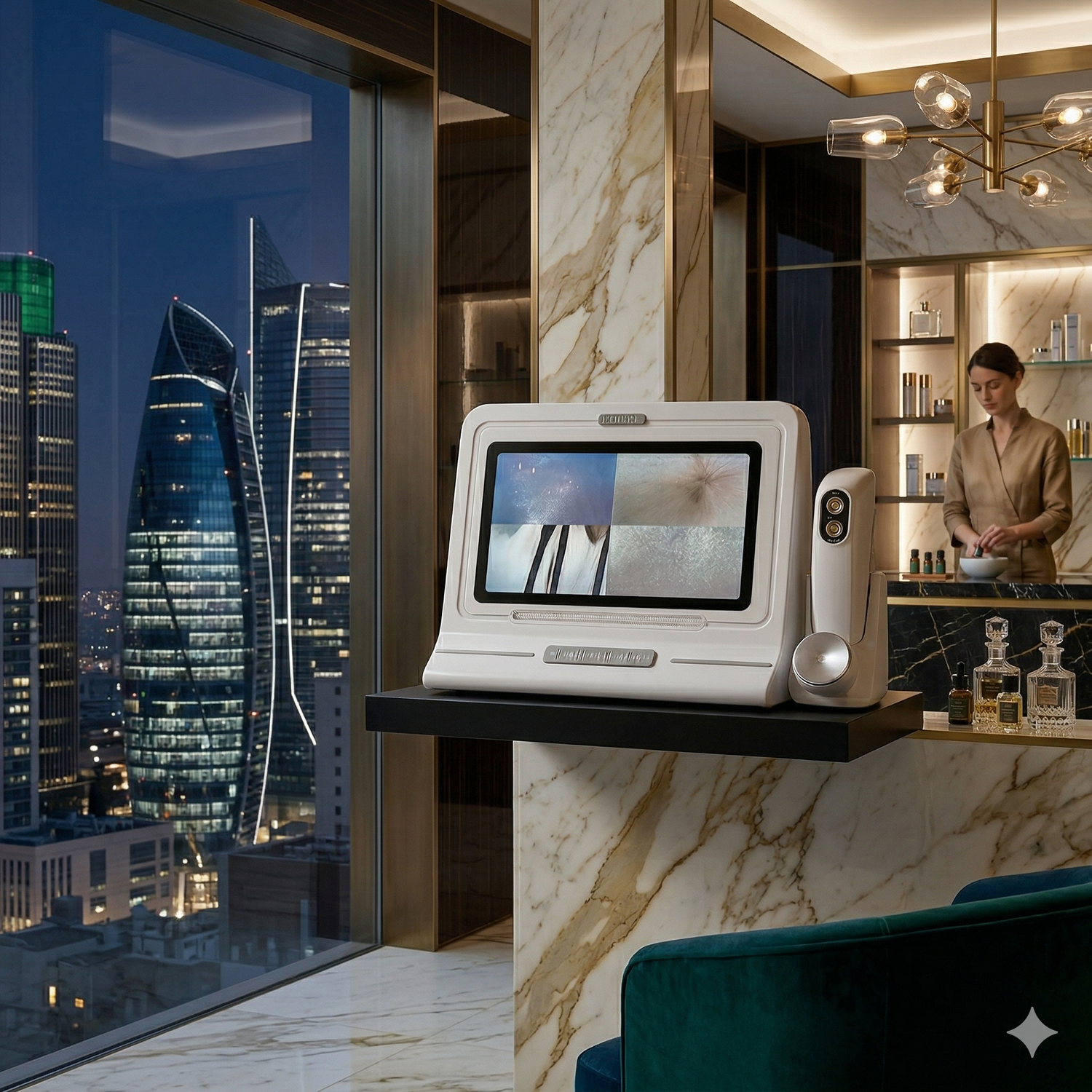 appareil de stimulation du cuir chevelu