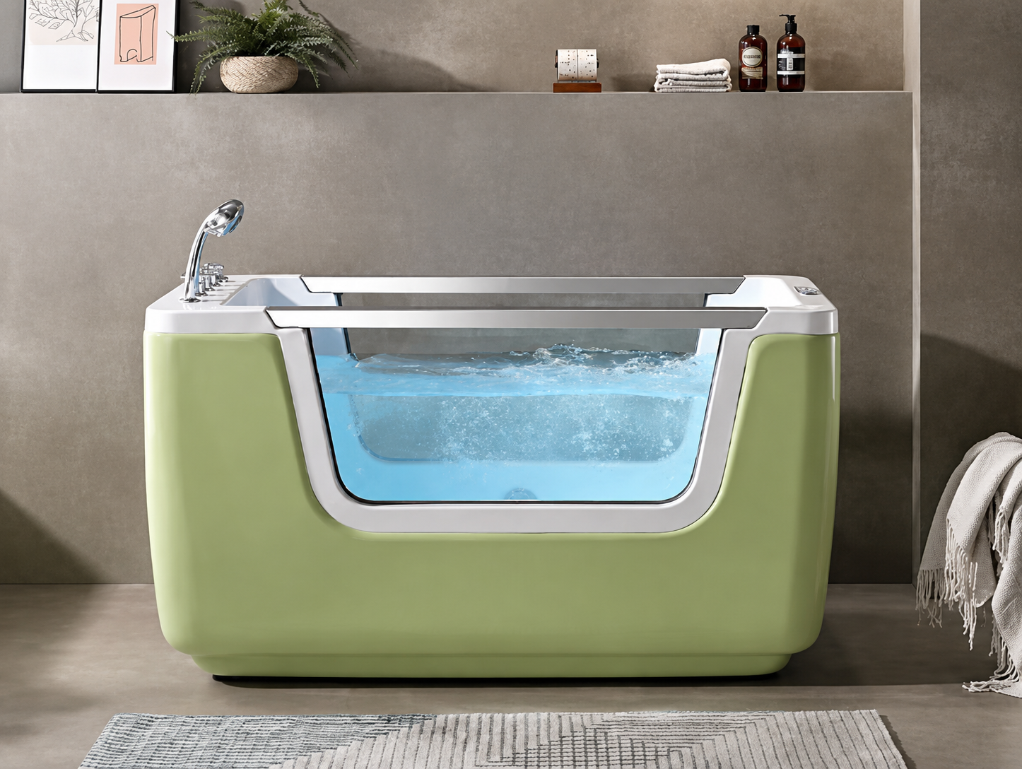 AquaBloom DUO – Baby Spa Professionnel avec LED & Hydrothérapie
